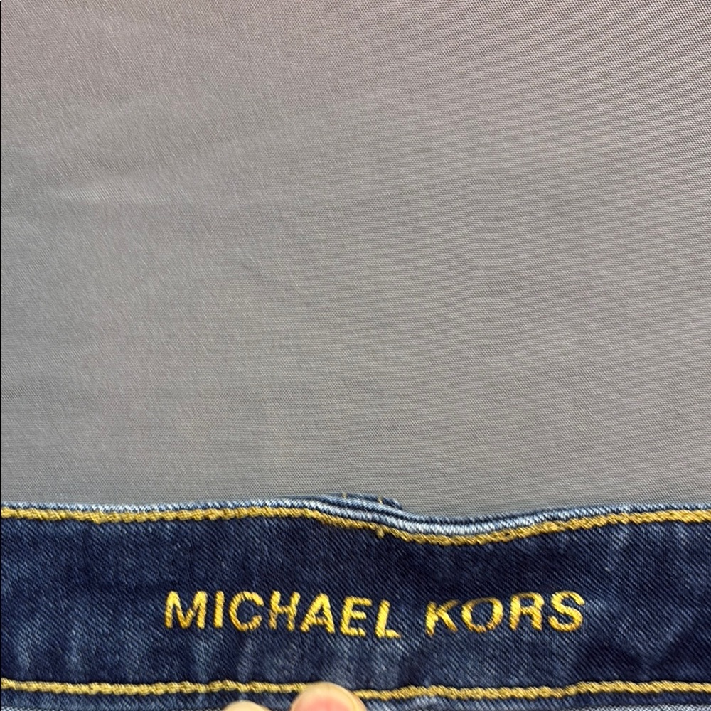 Michael Kors Women's Izzy Skinny Stretch Blue Denim Jeans Size 2 - Picture 2 of 9